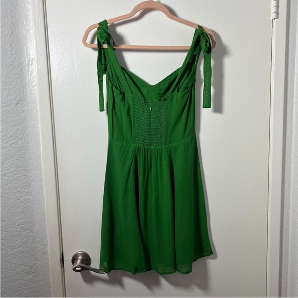 Reformation Green Mini Dress - Picture 6 of 11